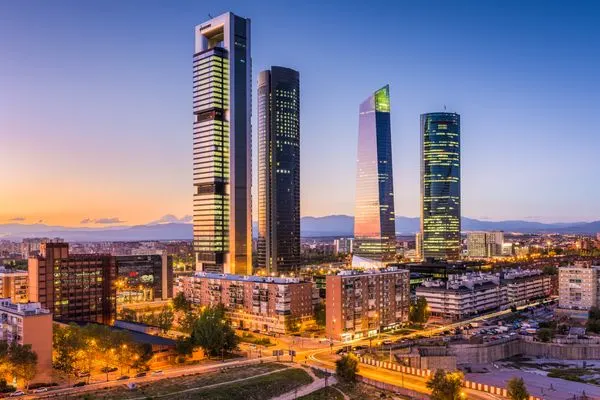 Madrid skyline