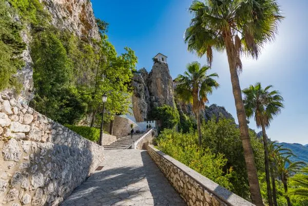 Schloss Guadalest in Alicante, Spanien
