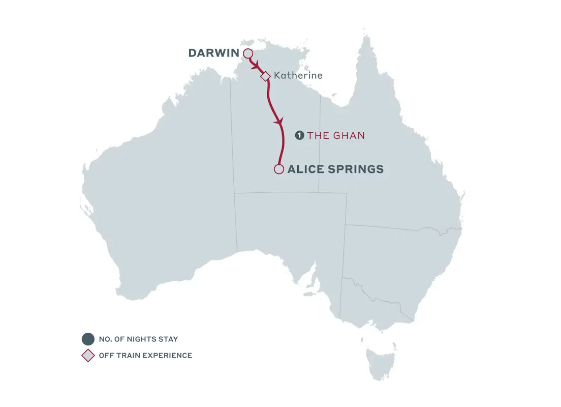 The Ghan Darwin - Alice Springs