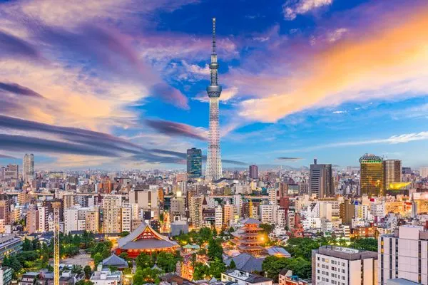 Tokio, Japan Skyline