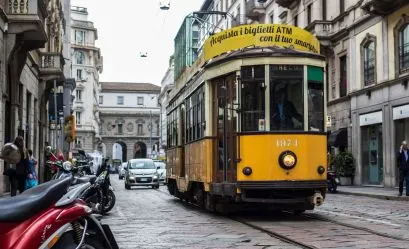 Tram Mailand Italien